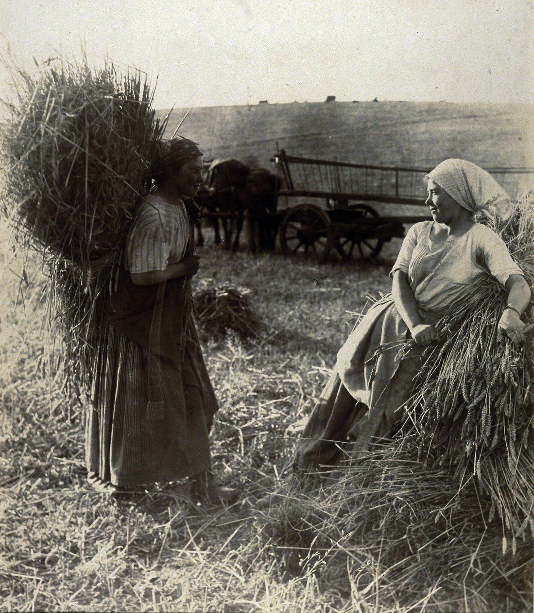 The Harvesters, kolem roku 1900 od Frederick (attr. to) Barnard