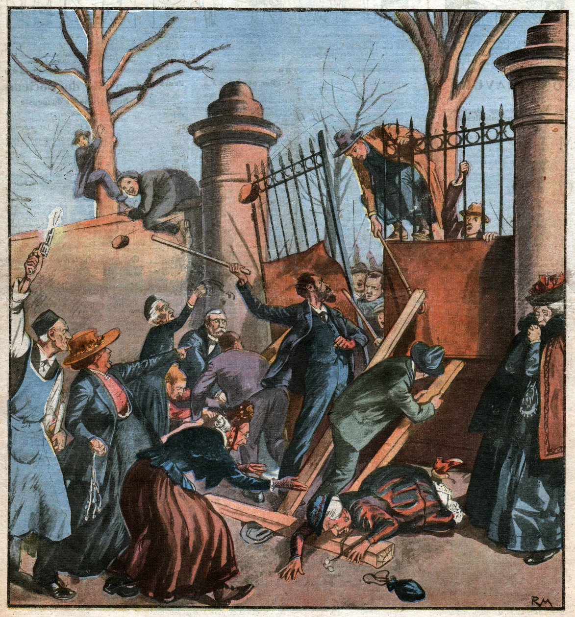 Les flagellants. Bičáci. od Ferdinand Georg Waldmuller