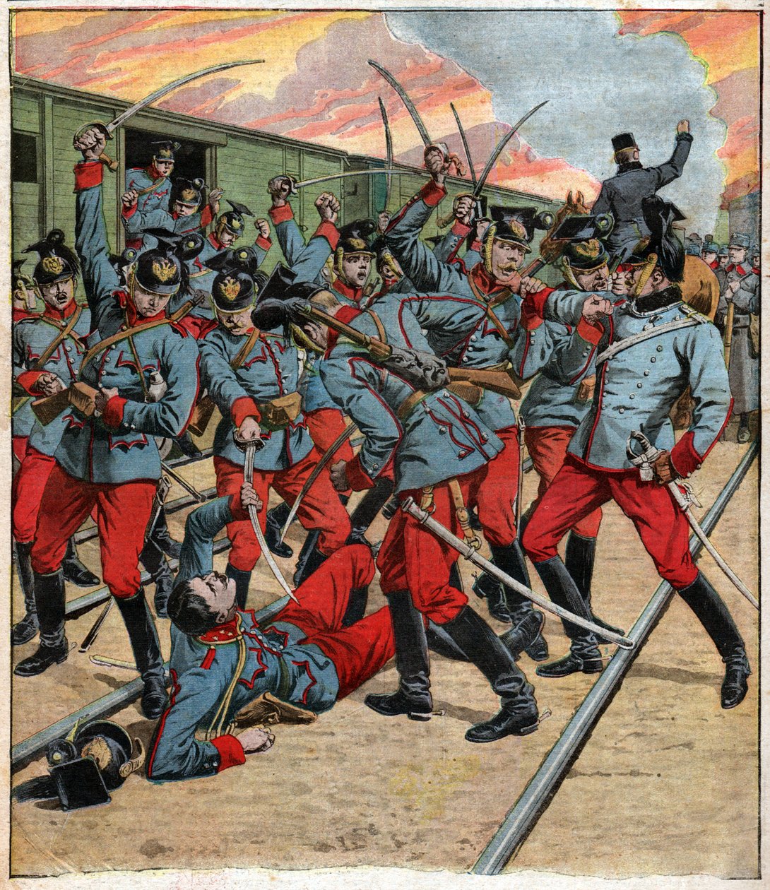 Vzpoura v Rakousku Uhersku. Vzpoura v Rakousku Uhersku. od Ferdinand Georg Waldmuller