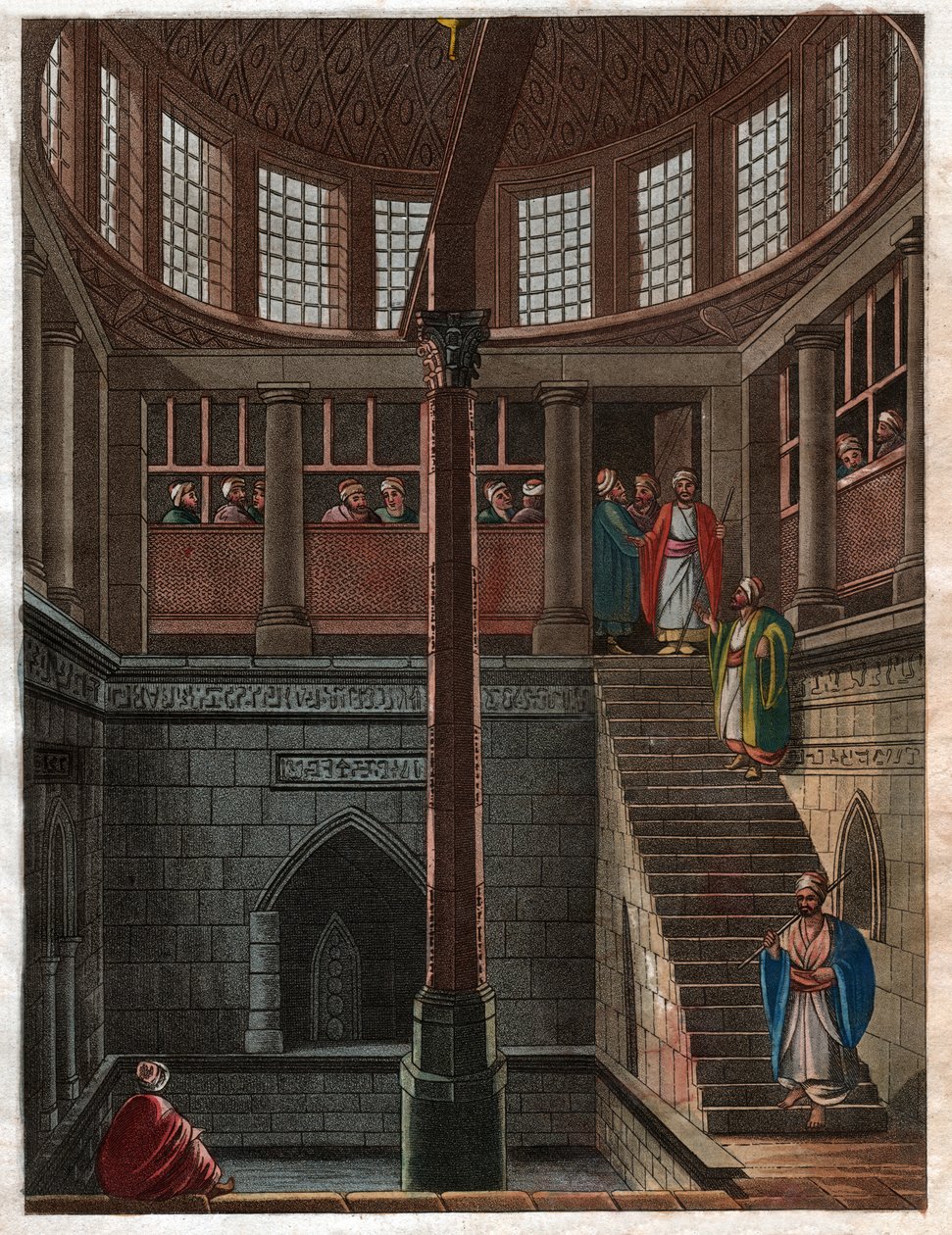 Káhirský nilometr. cca 1811 (rytina) od . .