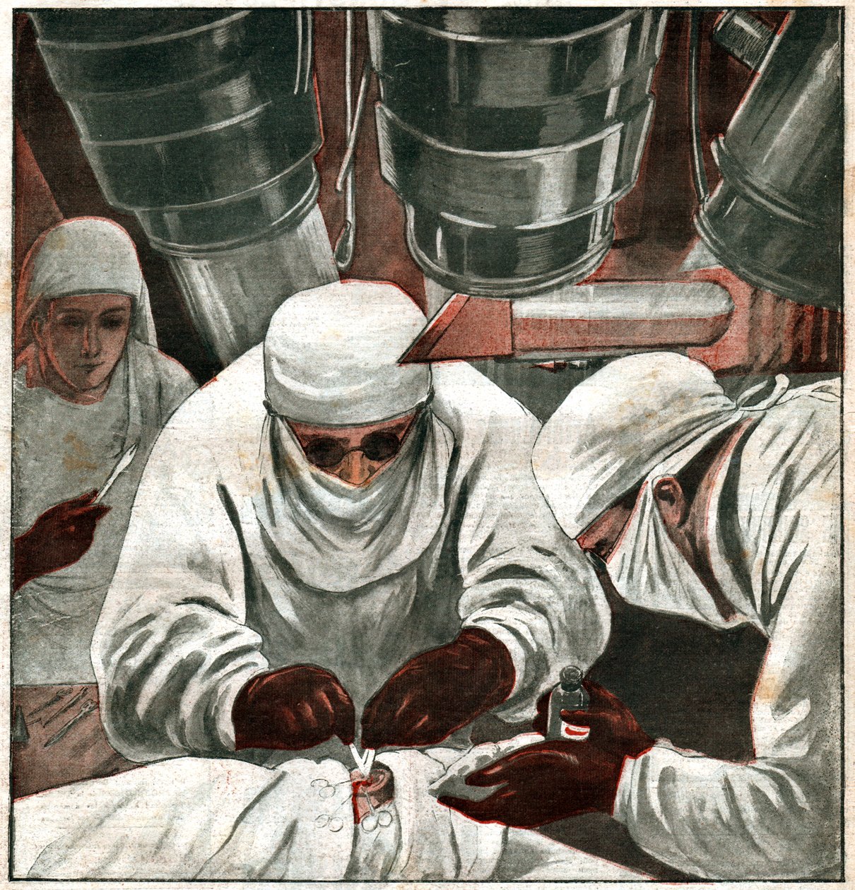 Operation de chirurgie filmee. Operace vysílaná. od Ferdinand Georg Waldmuller