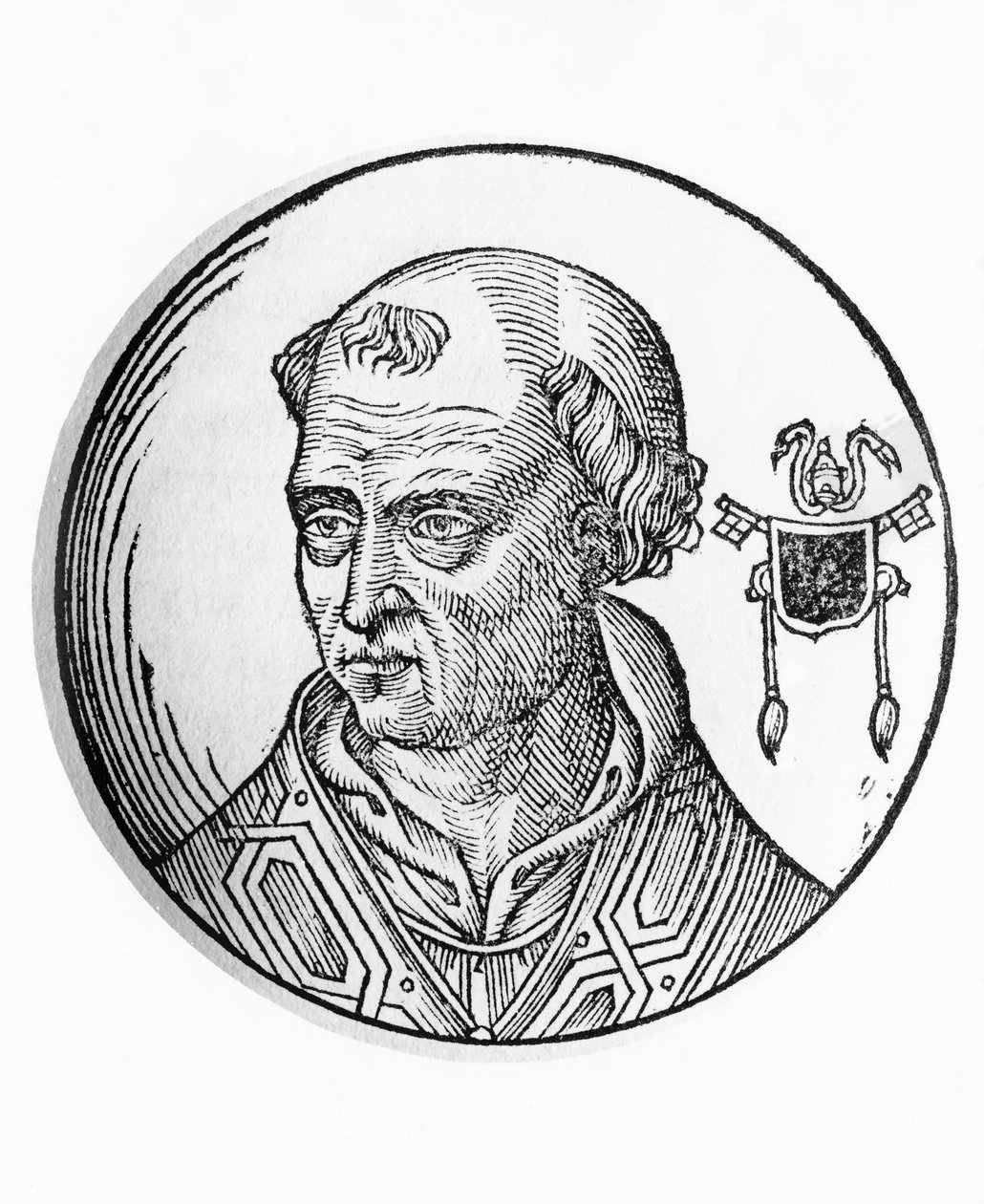 Portrét Benedikta III. (zemřel 858) od William Walcutt
