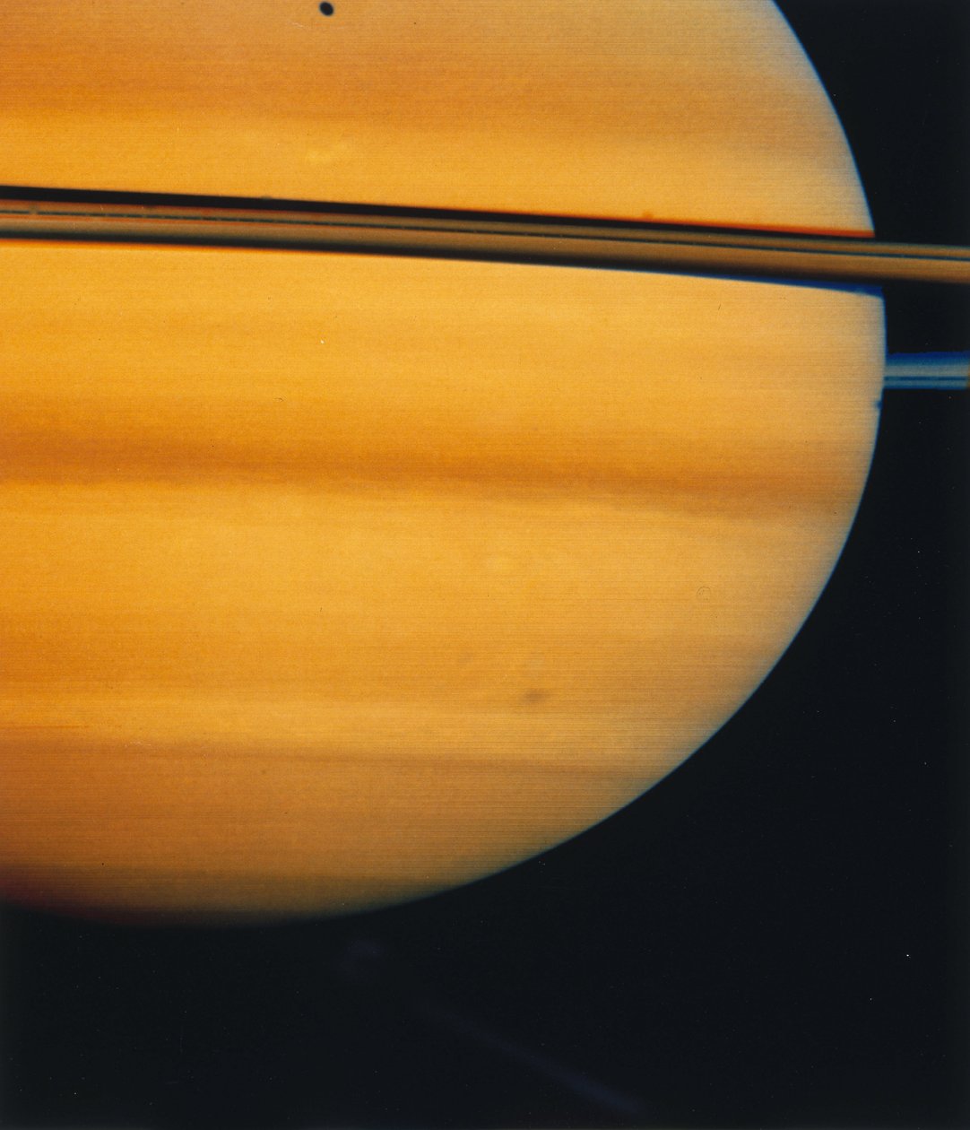 Saturn a jeho prstence od Frederick (attr. to) Barnard