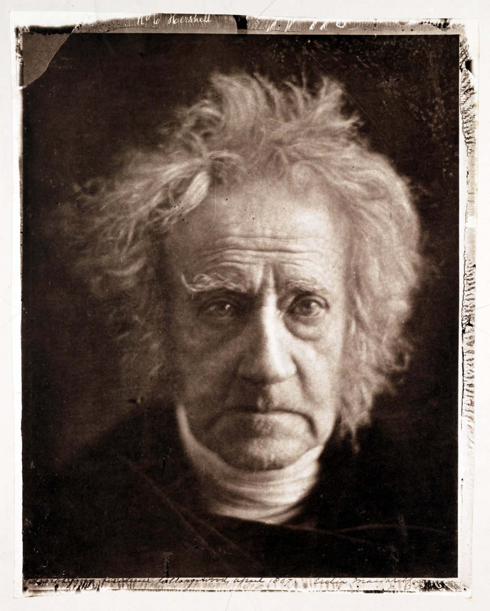 "Sir J F W Herschel" od Frederick (attr. to) Barnard
