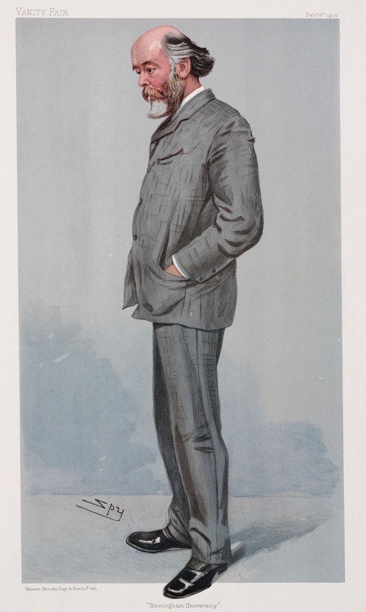 Sir Oliver Lodge, anglický fyzik od Henry Charles Fehr
