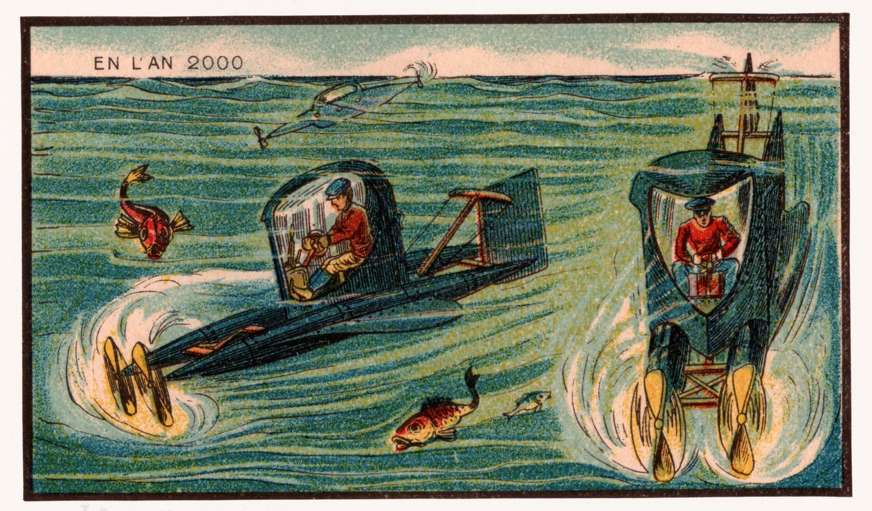 Podmořské jachty, kolem roku 1910 od . .