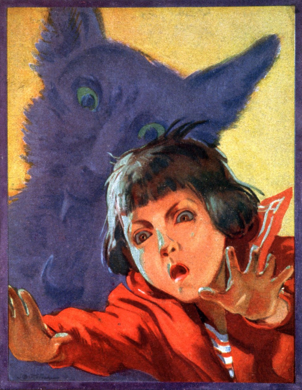 Vlkodlak. 1923 (rytina) od . .