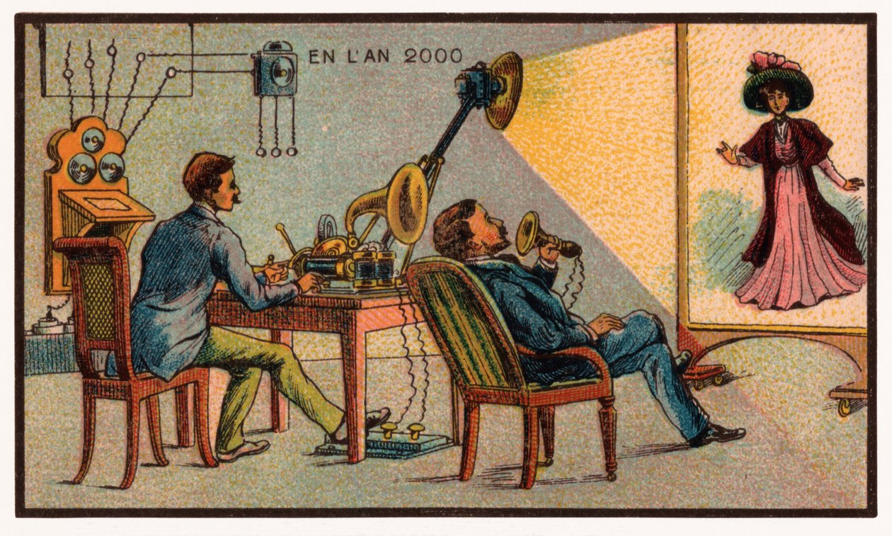 Videokonference, kolem roku 1910 od . .