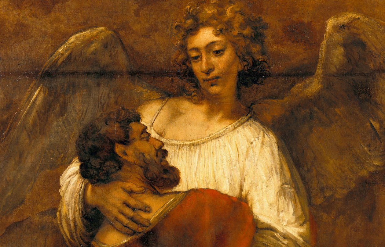 Jacobův boj s andělem od Rembrandt van Rijn
