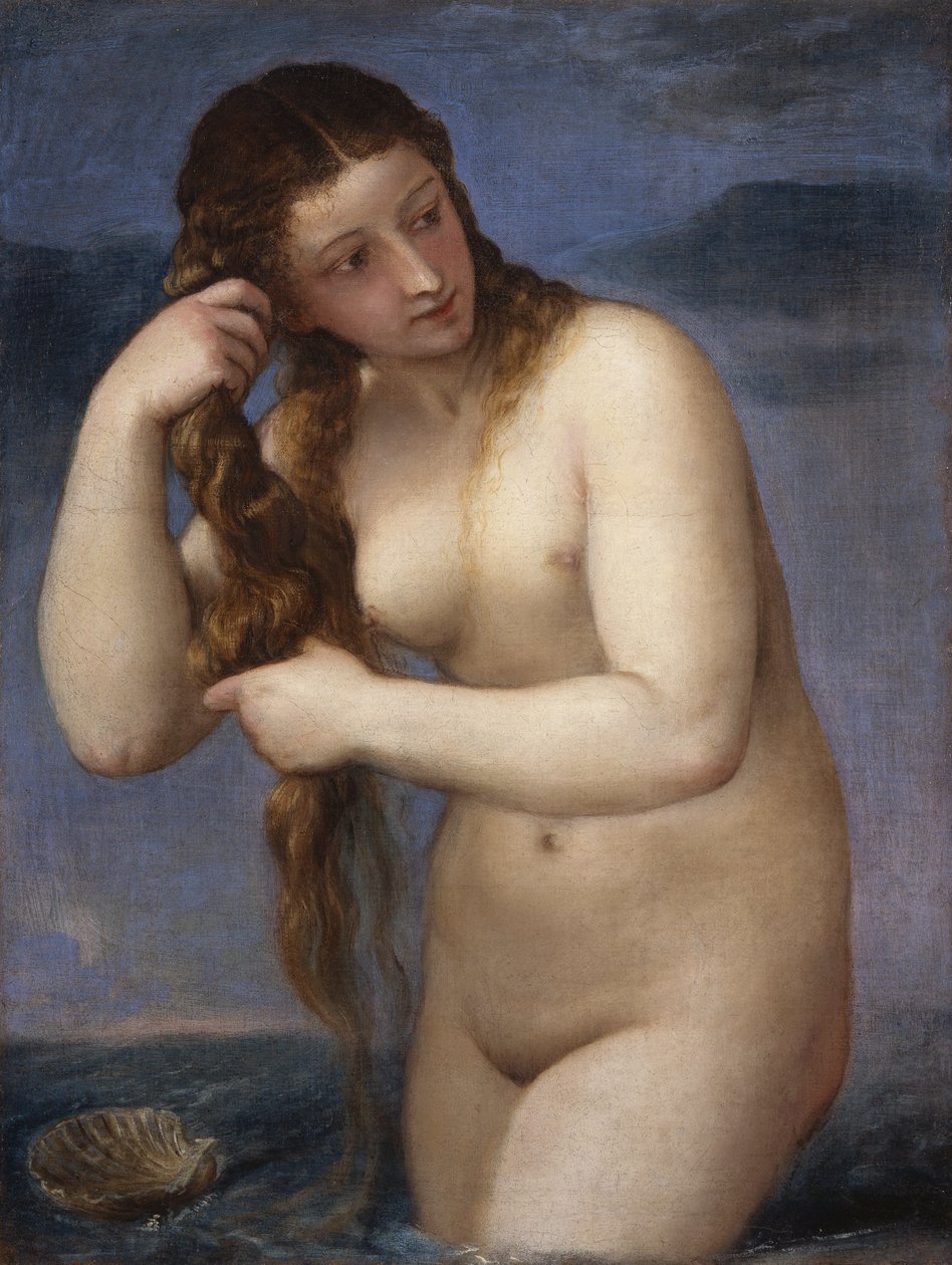 Venuše Anadyomene od Tiziano Vecelli