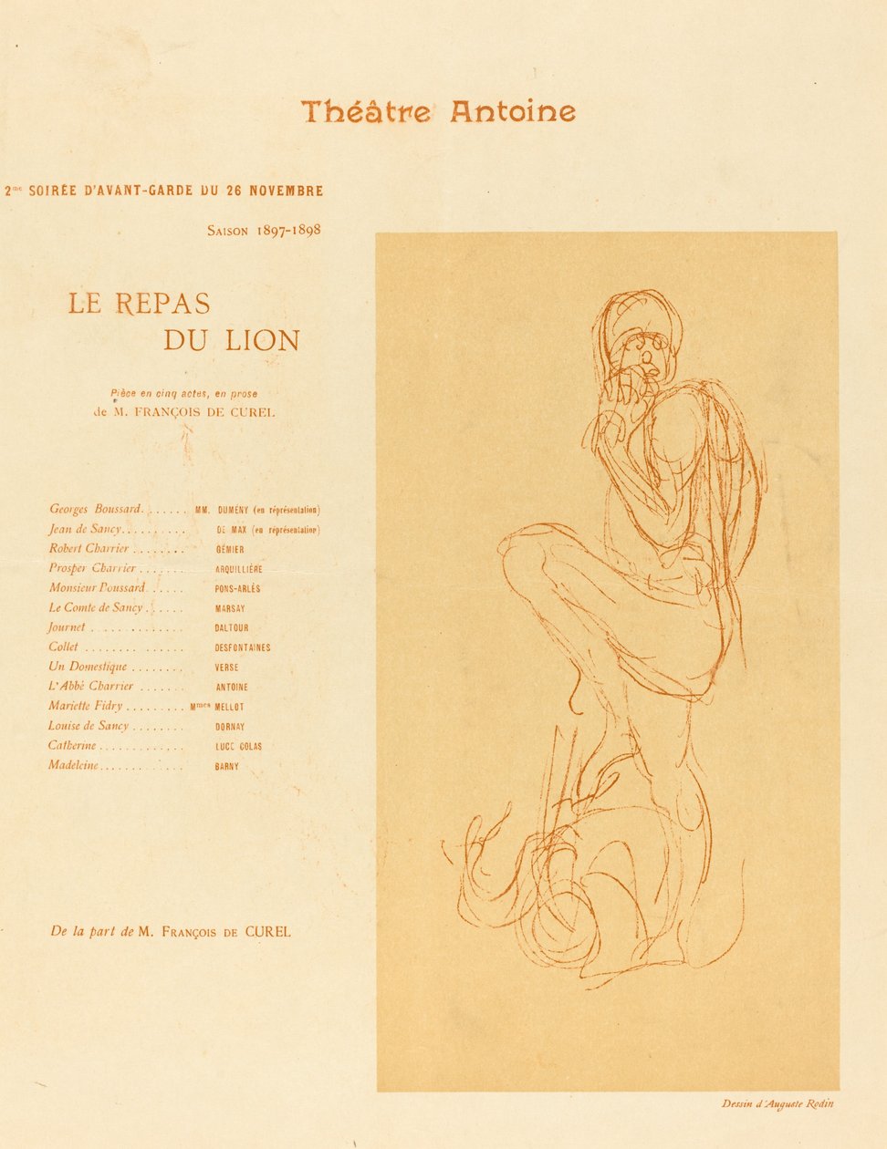 Lví jídlo od Auguste Rodin