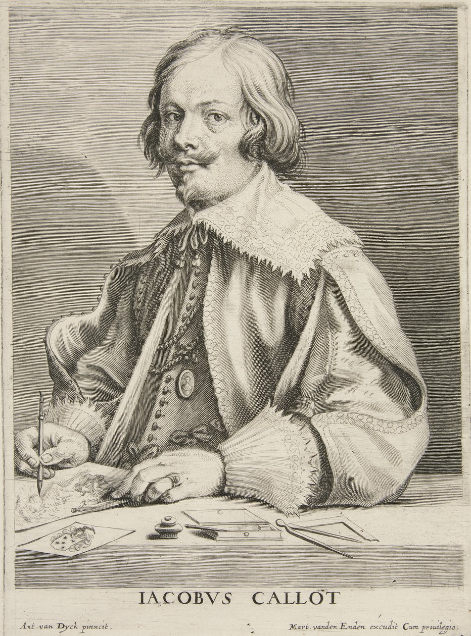 Jacques Callot, hospoda. 1631 od after Anthony van Dyck