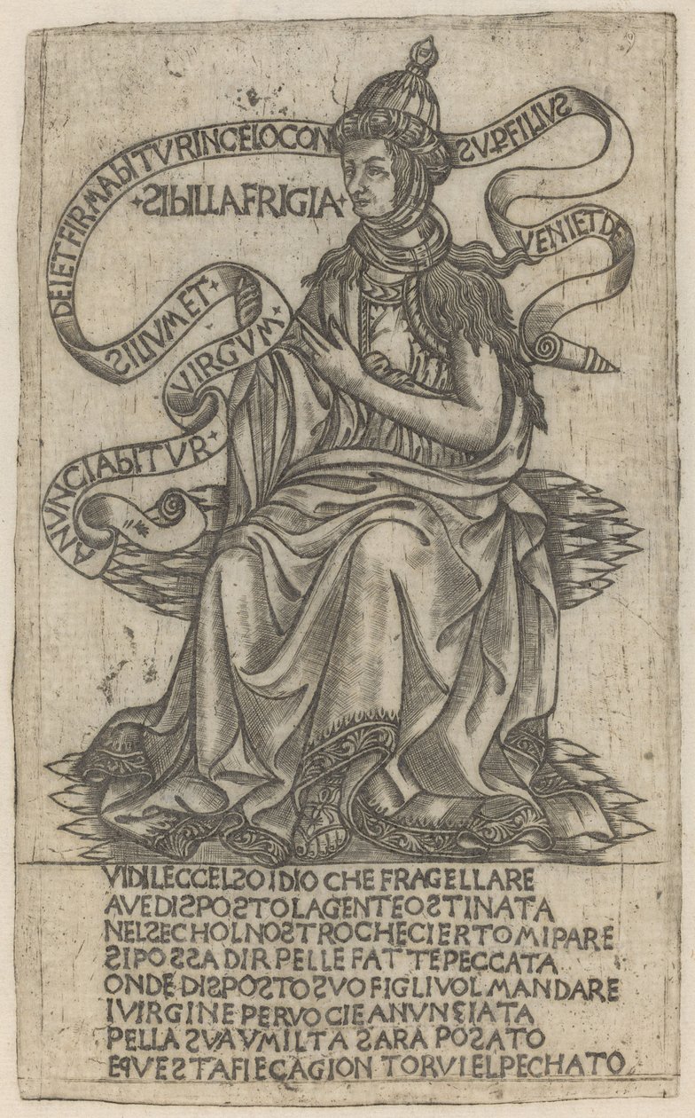 Frygická Sibyla od after Baccio Baldini