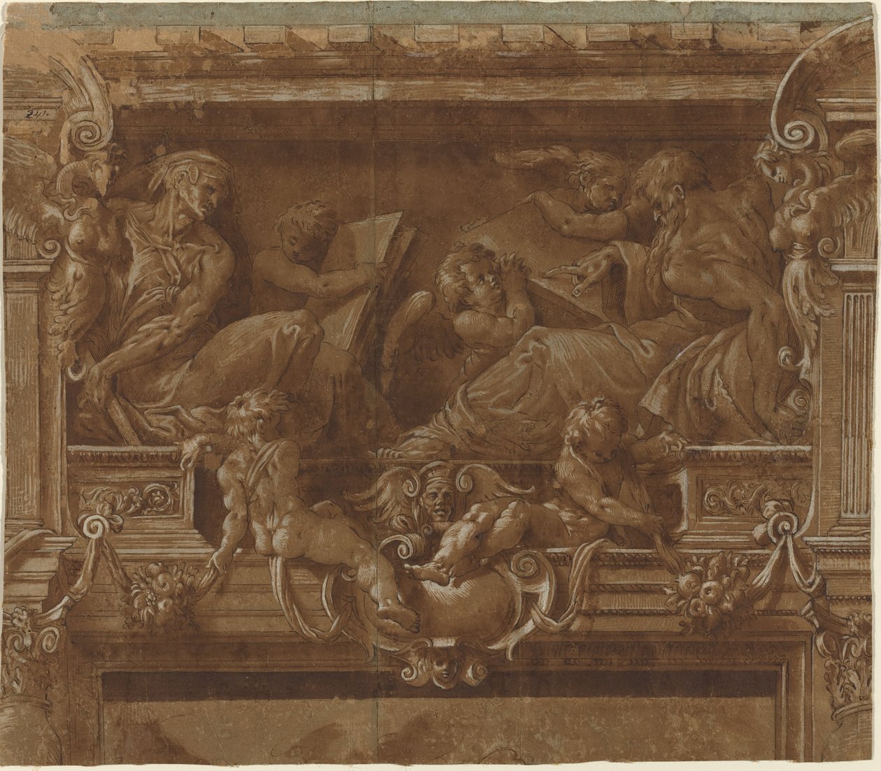 Prorok a Sybil od after Jacopo Zanguidi Italian 16th Century called Bertoia