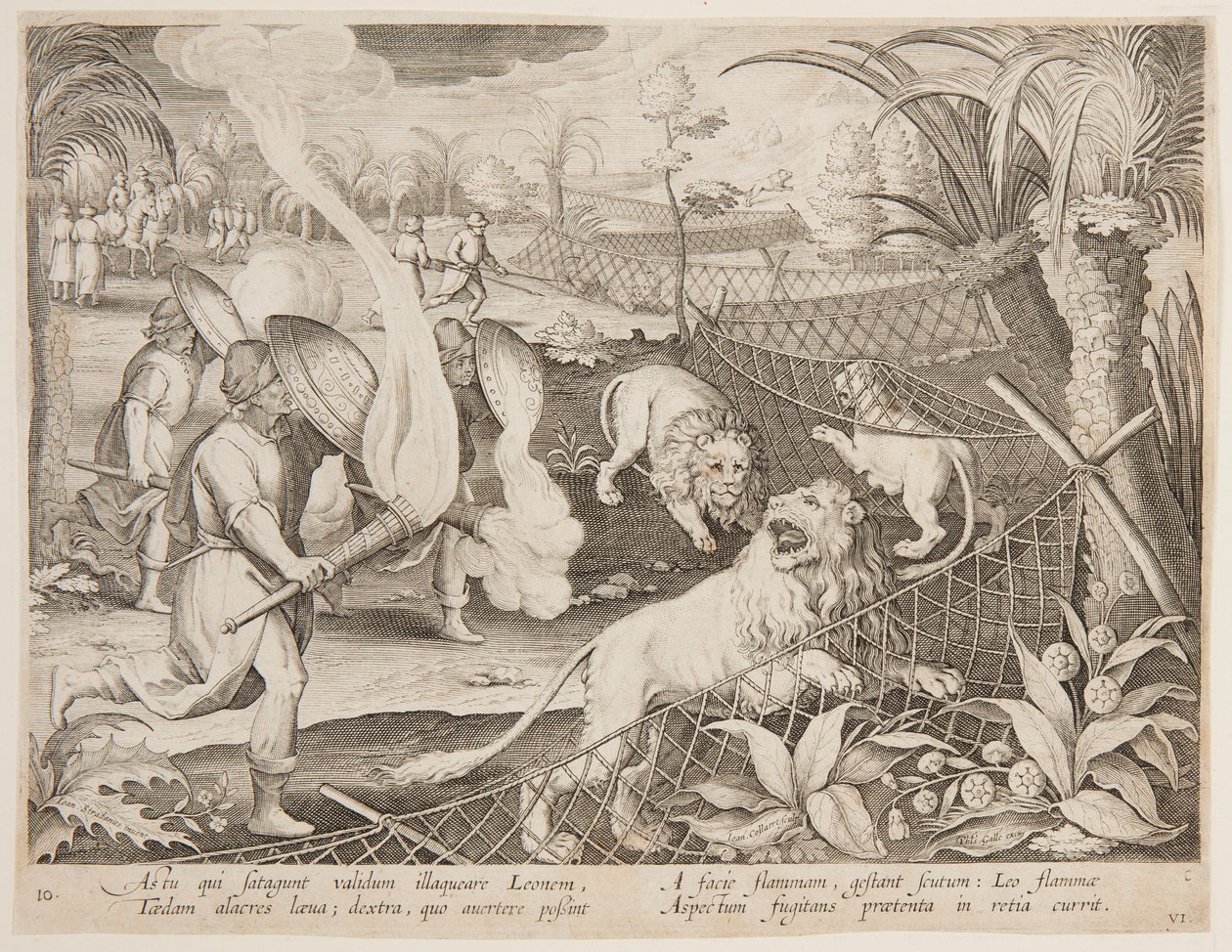 Past na lva od after Jan van der Straet, called Stradanus
