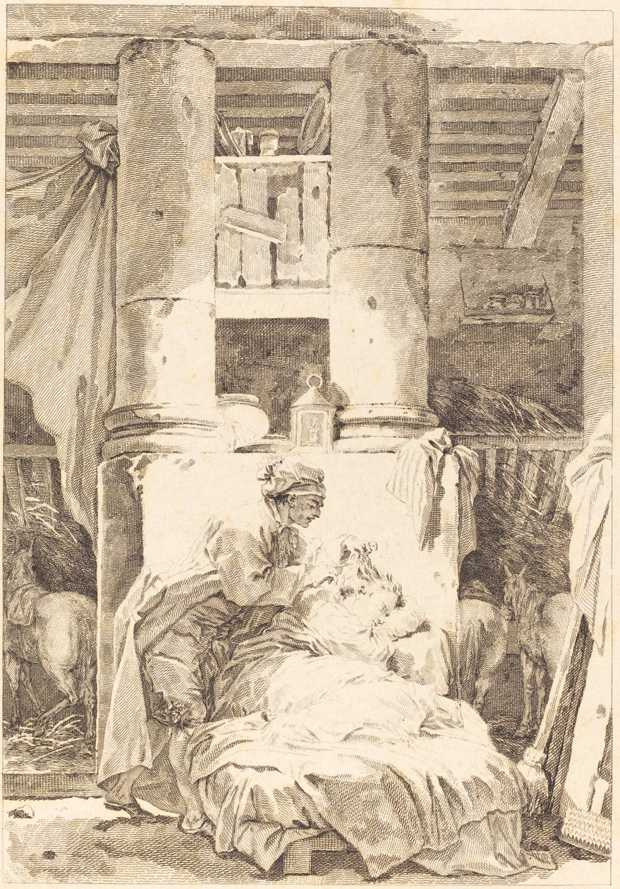 muletier od after Jean Honoré Fragonard
