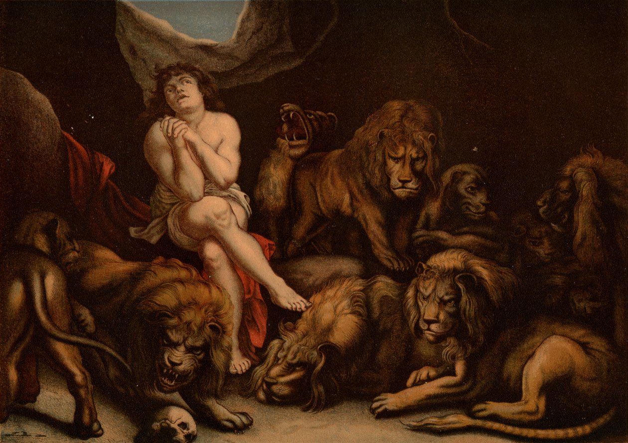 Daniel v Jámě lvů od after Peter Paul Rubens