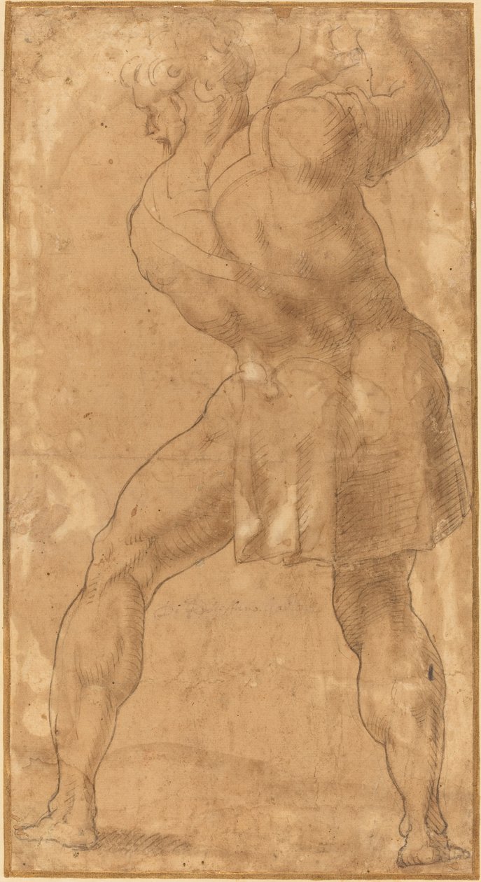 Postava muže od after Polidoro da Caravaggio