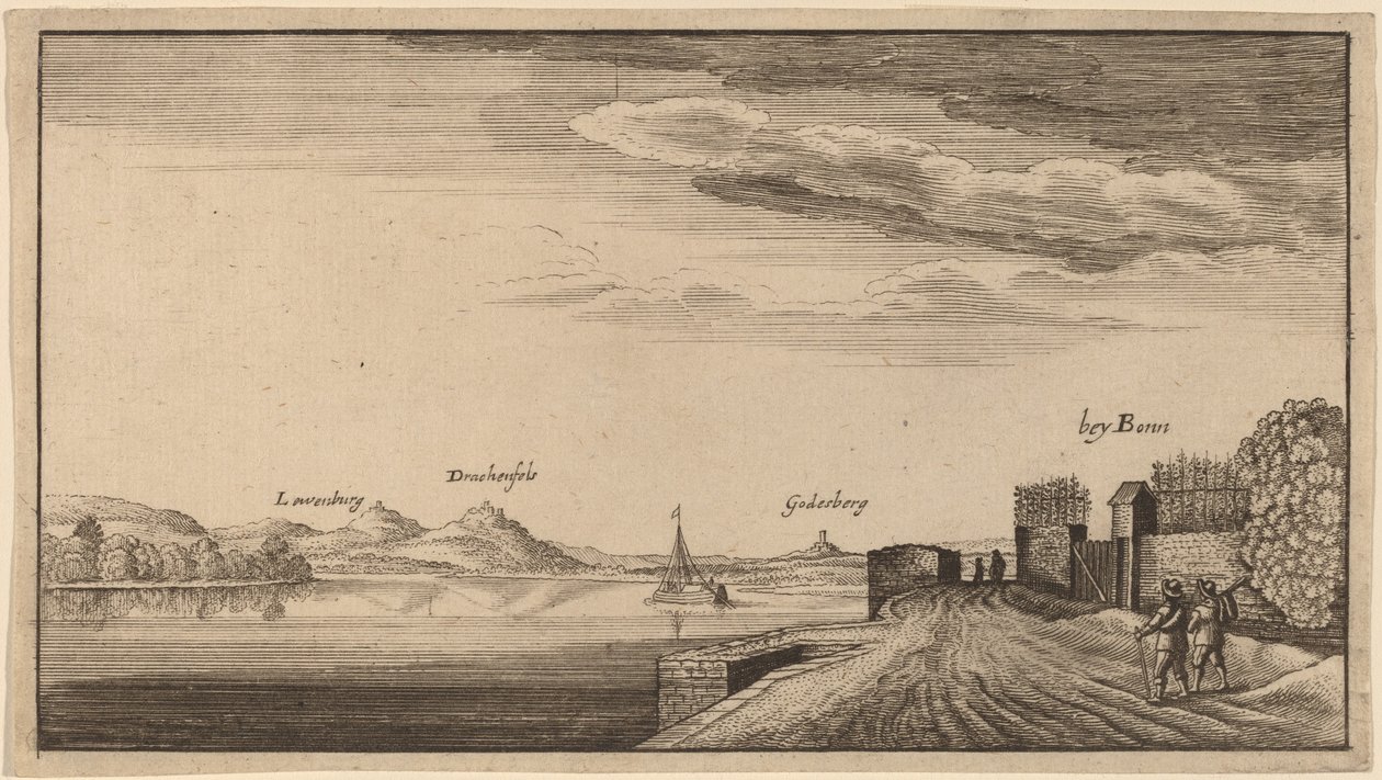 Pohled na Lewenberg od after Wenceslaus Hollar