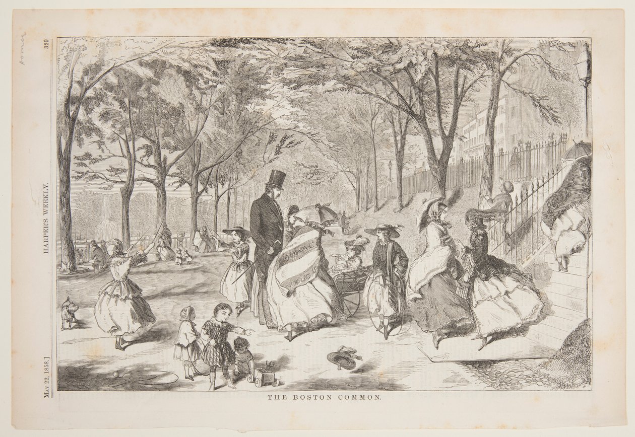Boston Common od after Winslow Homer