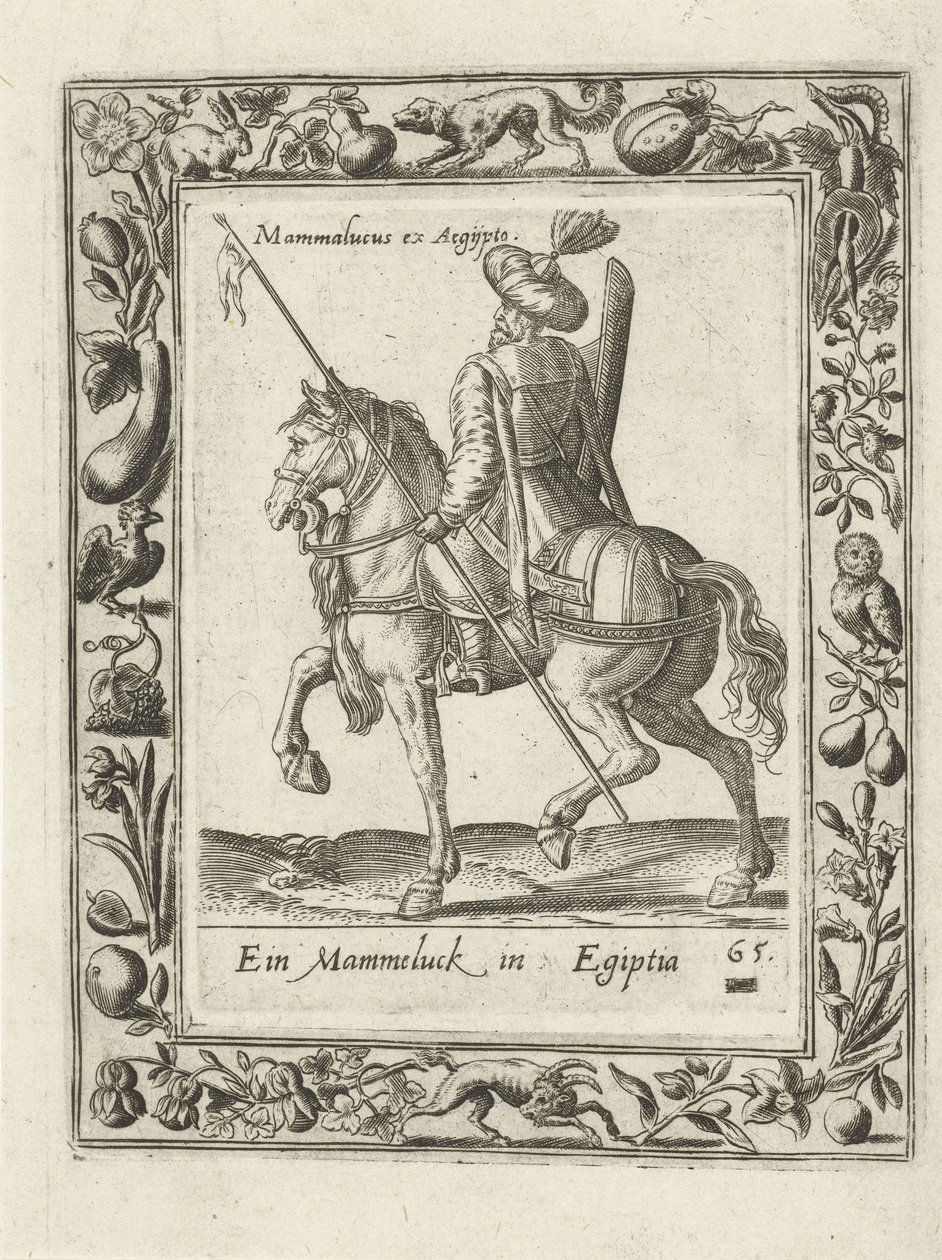 Mamluk na koni od anonymous (attributed to)
