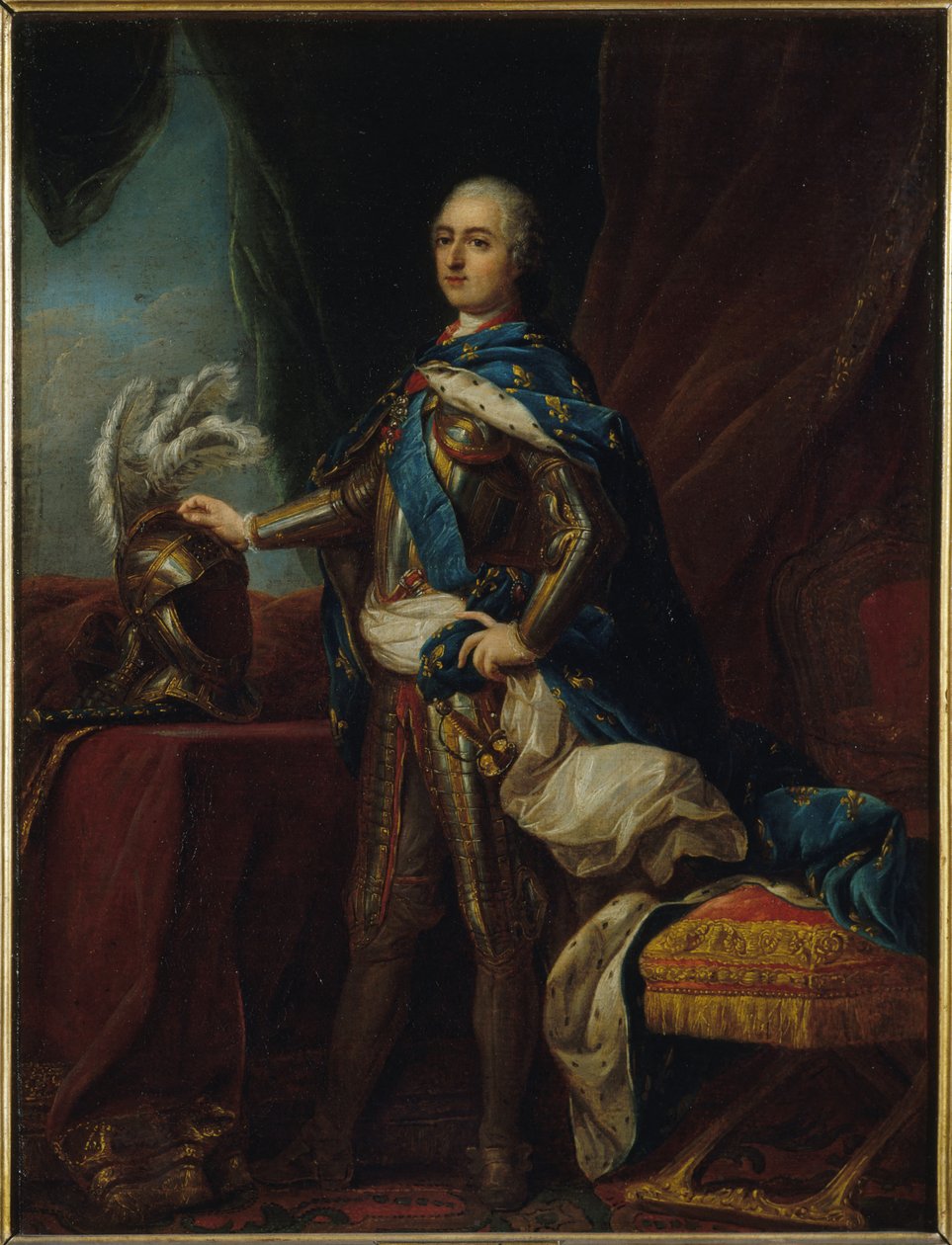 Francouzsky: Portrait de Louis XV od anonymous 