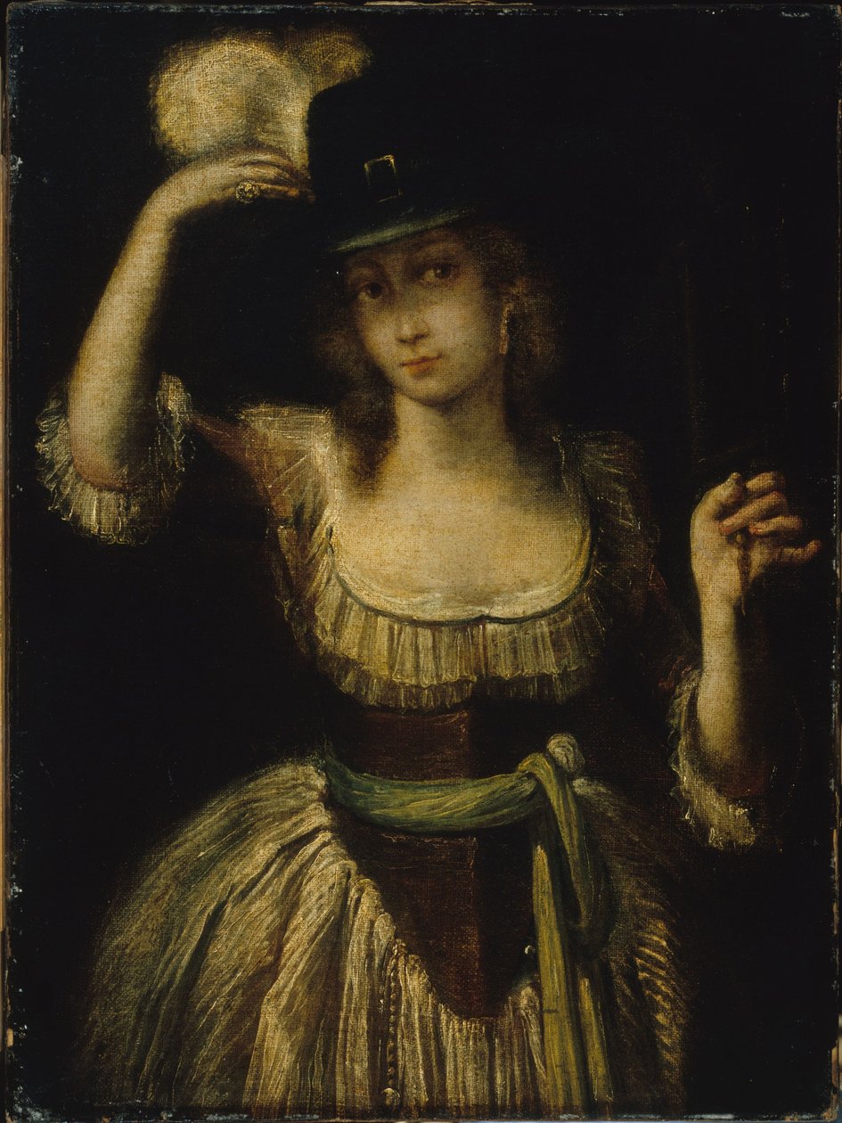 Francouzsky: Portrait de femme (P734) od anonymous 