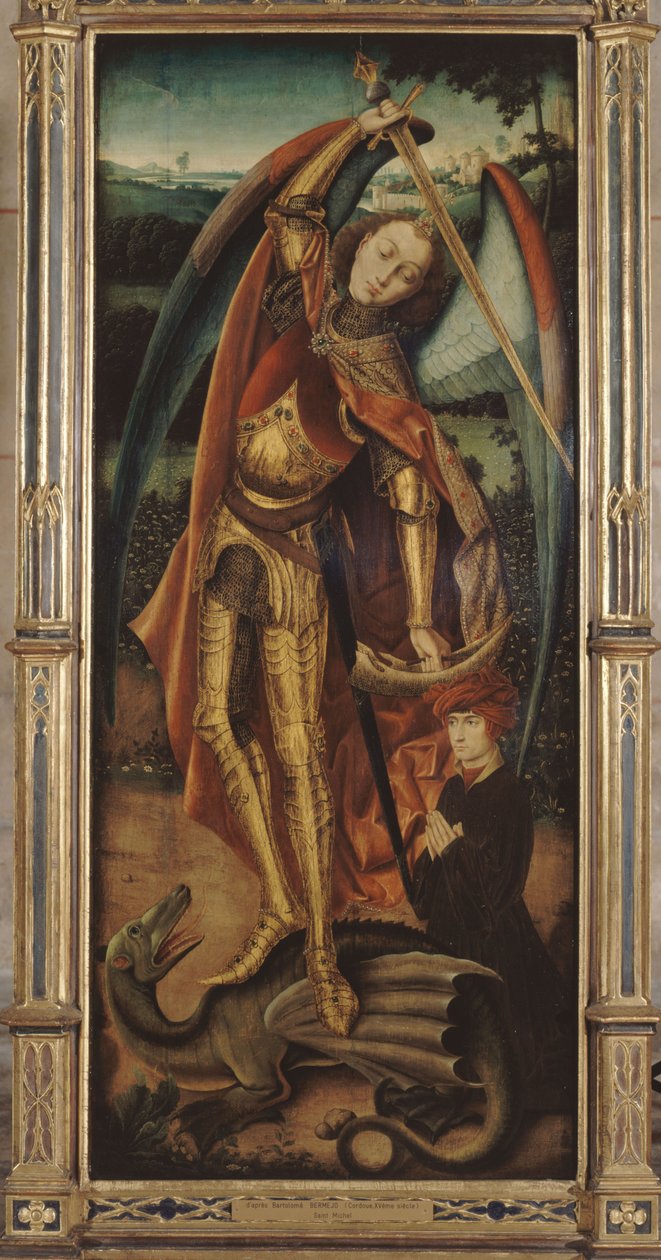 francouzsky: Saint Michel terrassant le dragon od anonymous 