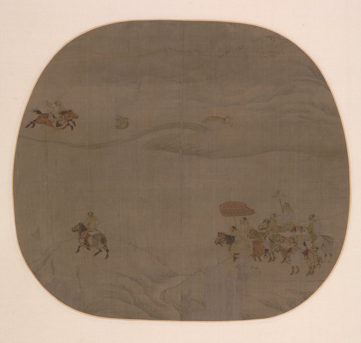 Podzimní lov od attributed to Chen Juzhong