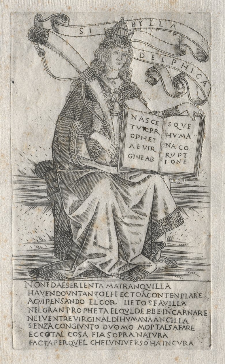 Sibyly: Delfská Sibyla od attributed to Francesco Rosselli