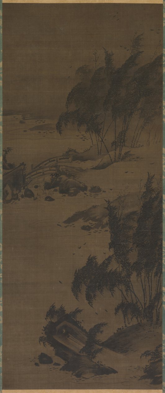 Bambus ve větru od attributed to Genga