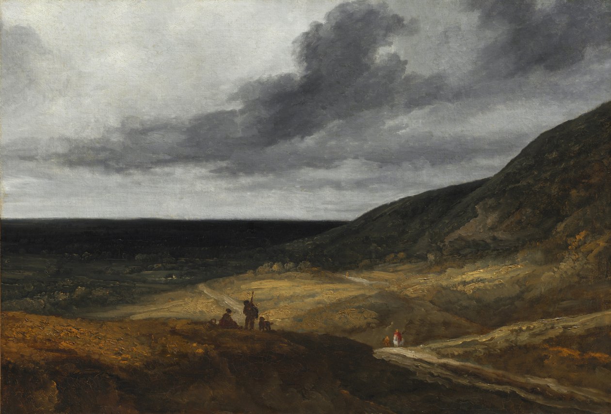 Krajina poblíž Paříže od attributed to Georges Michel