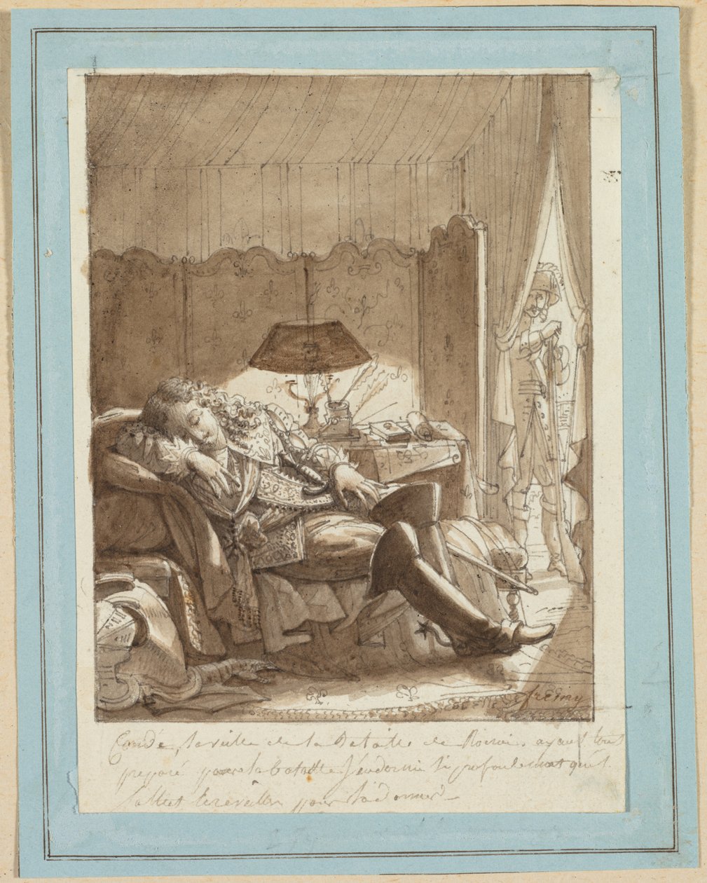 Spánek Grand Condé od attributed to Kenkō Shōkei