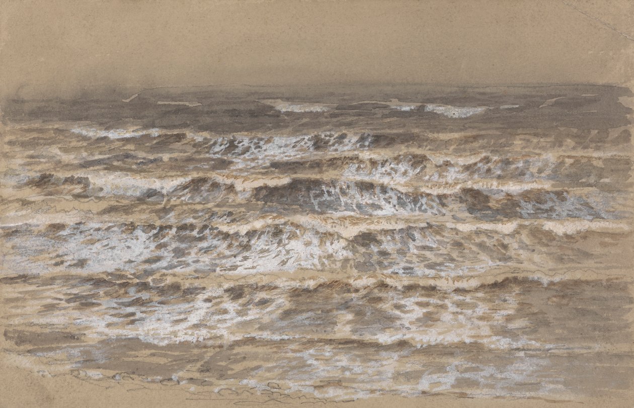 Studium vln od attributed to Samuel Palmer