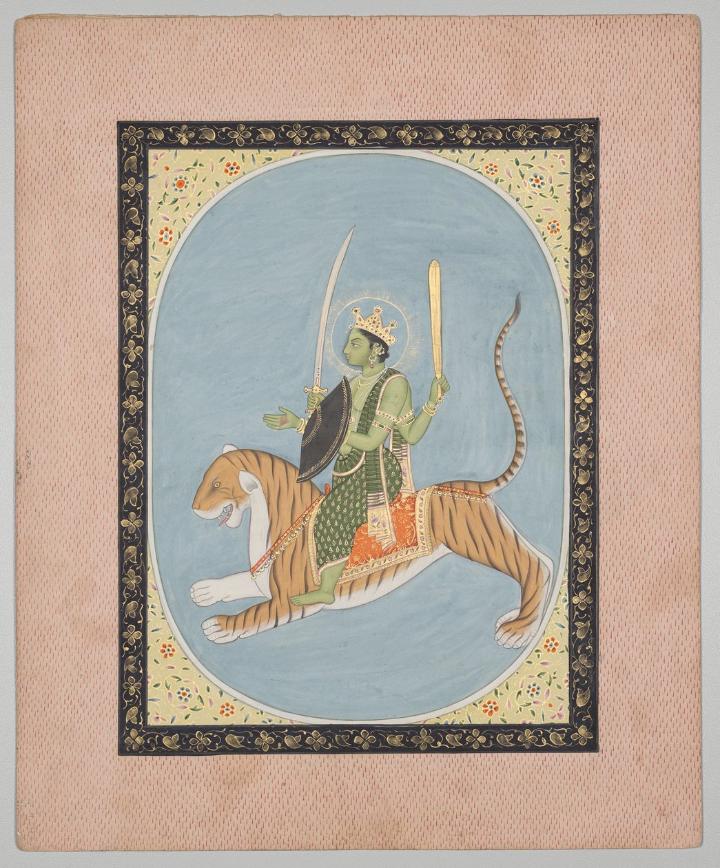 Mars, ze série Mandi astrologie od attributed to Sanju