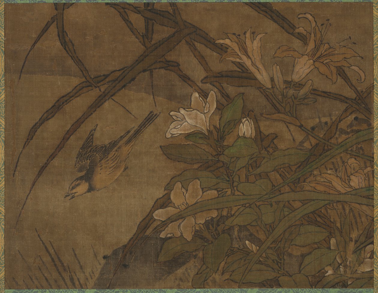 Ptáci a květiny od attributed to Sesshū Tōyō