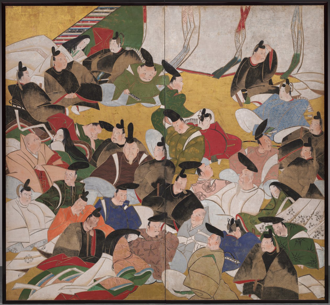 Třicet šest poetických nesmrtelných od attributed to Tatebayashi Kagei