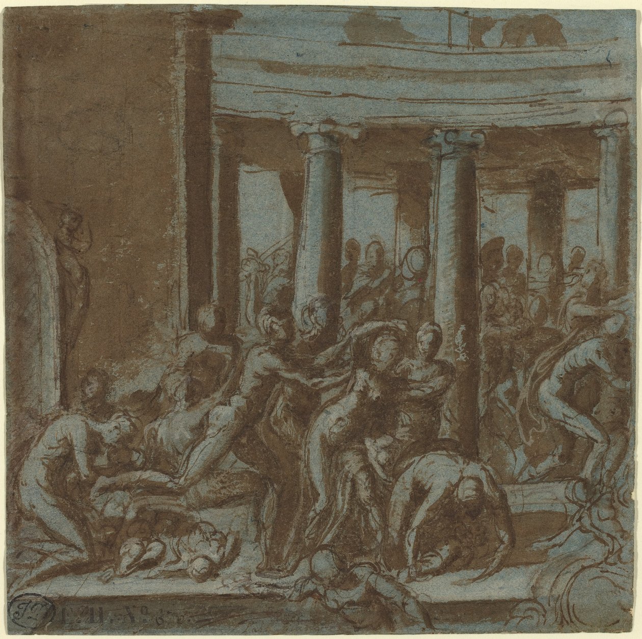 Masakr nevinných [recto] od called Bertoia Jacopo Zanguidi