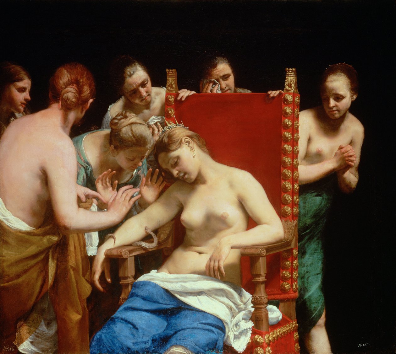 Smrt Kleopatry od called Guido Canlassi Guido Cagnacci
