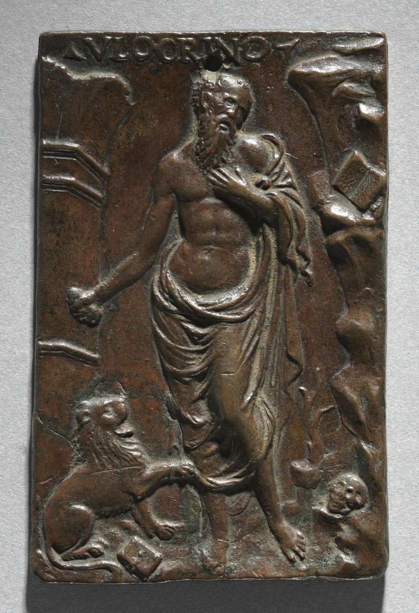 Svatý Jeroným od cast after a model by Ulocrino