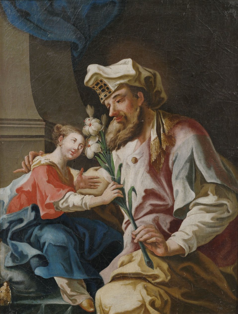 Marie a velekněze Zachariáše od circle of Franz Joseph Spiegler
