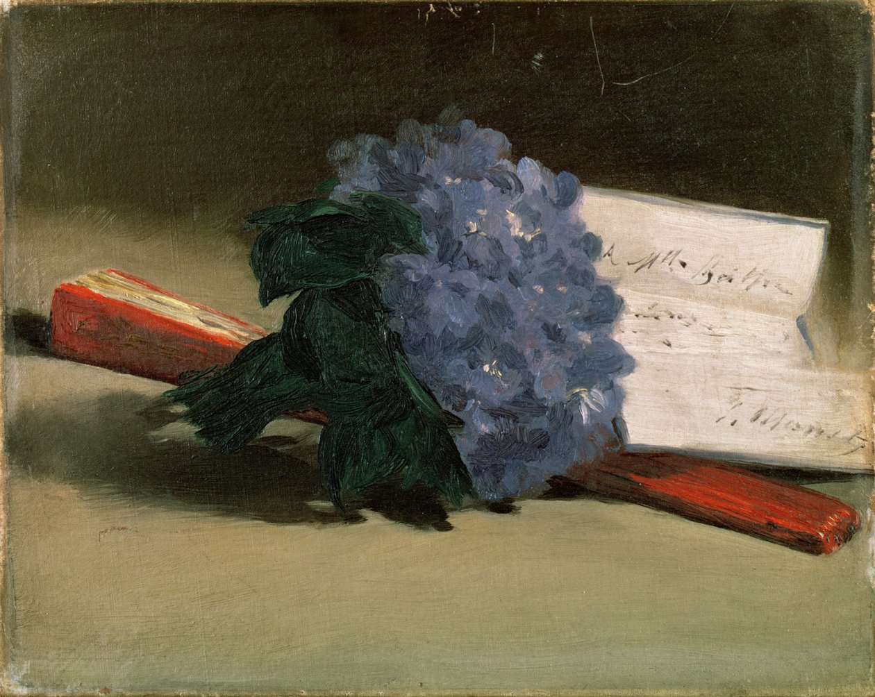 Kytice fialek, 1872 od Édouard Manet