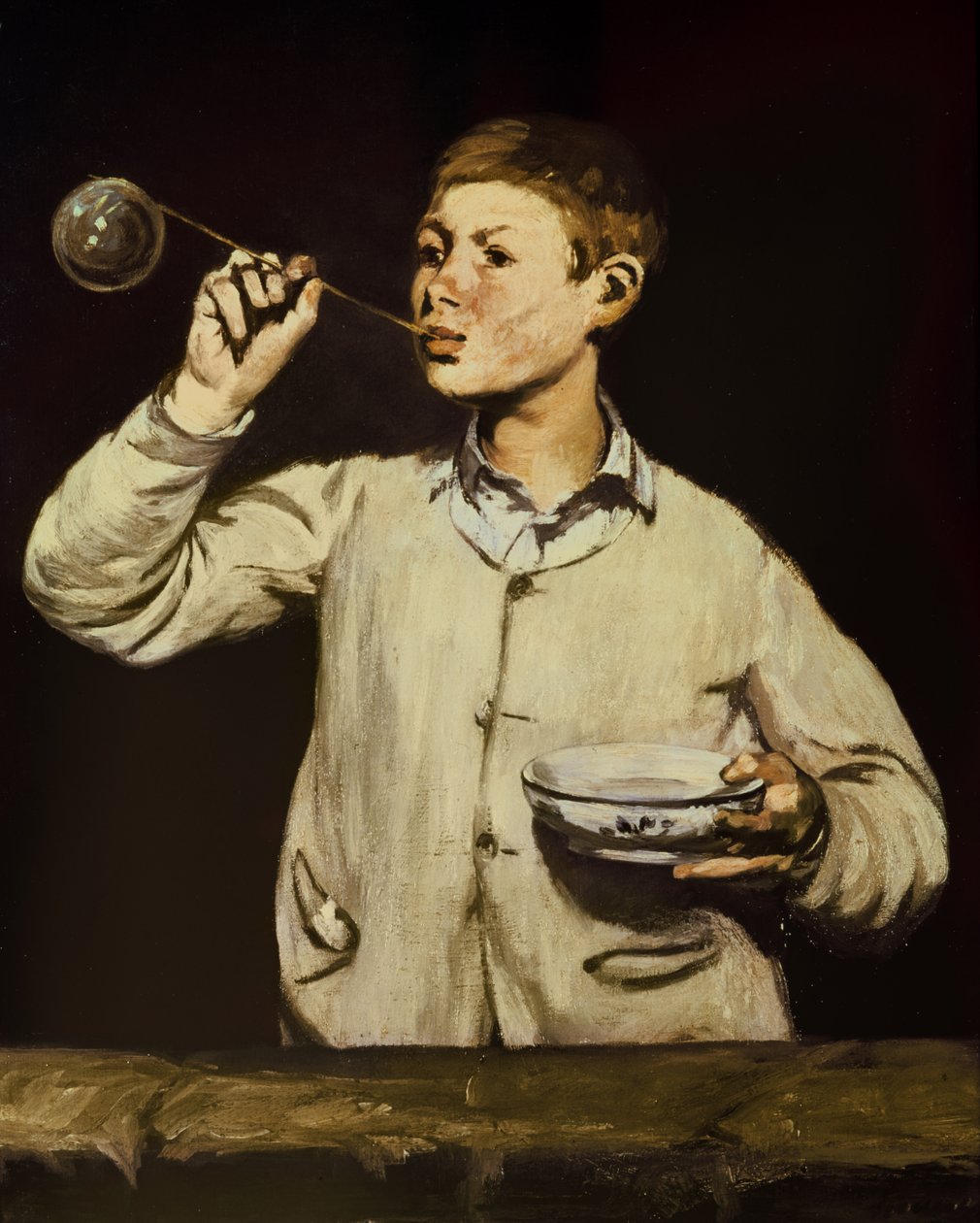 Chlapec vyfukování bublin, 1867-69 od Édouard Manet