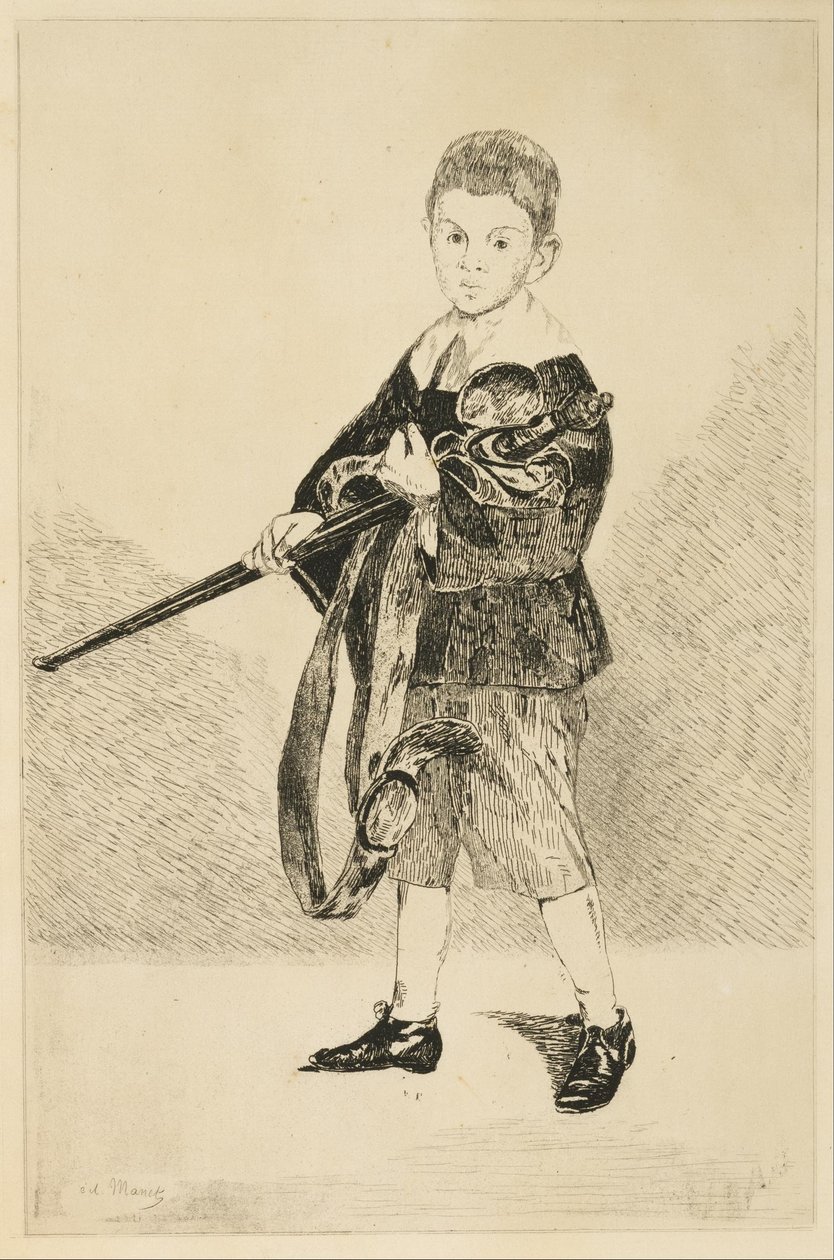Chlapec s mečem od Édouard Manet