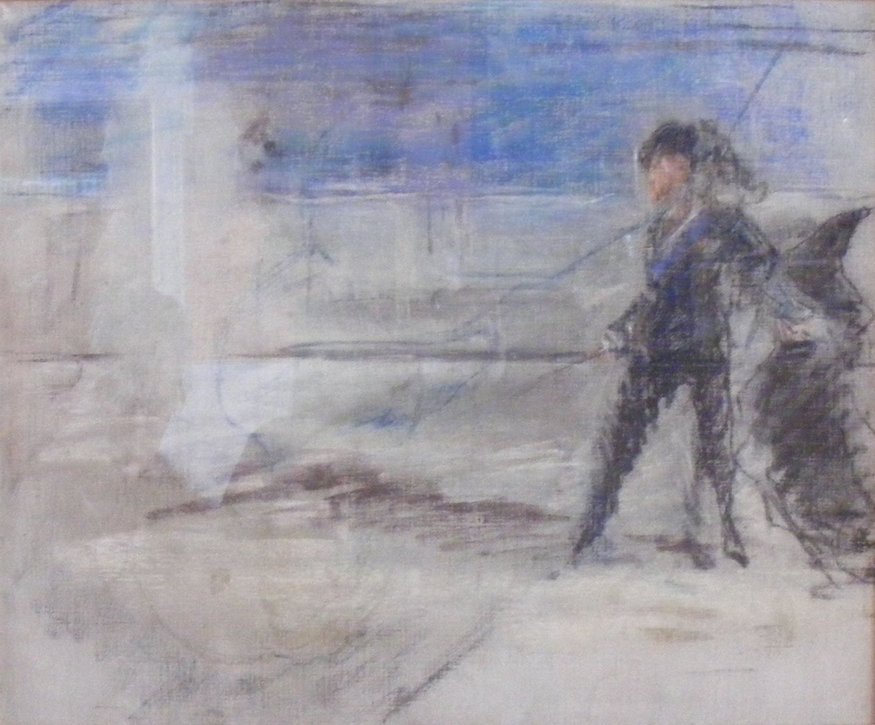 Hamlet a duch od Édouard Manet