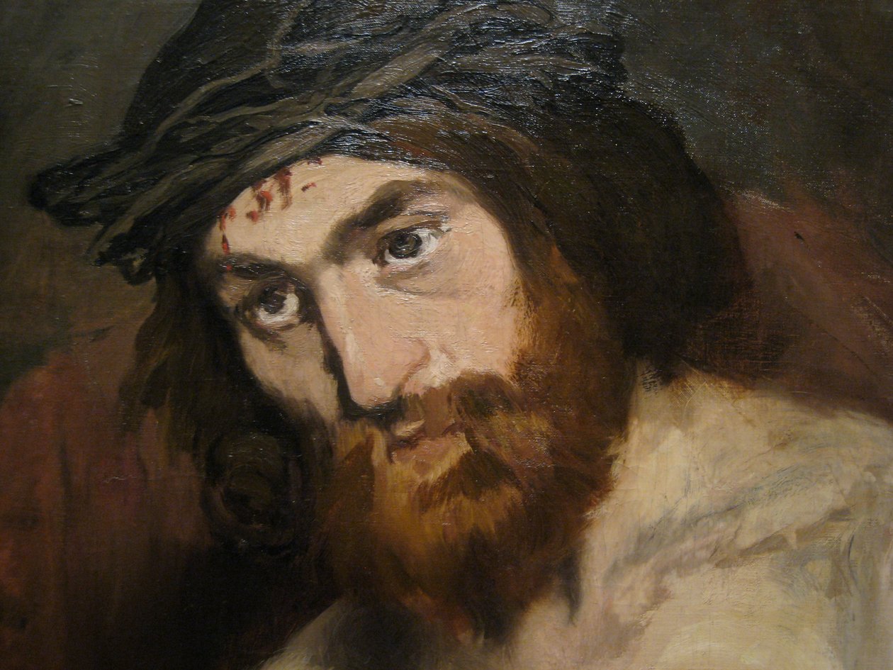 Hlava Kristova od Édouard Manet