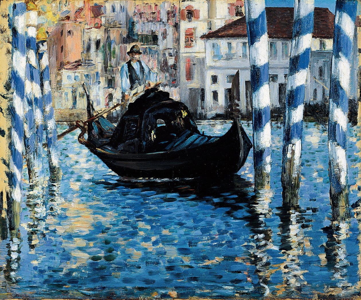 Canal Grande v Benátkách od Édouard Manet