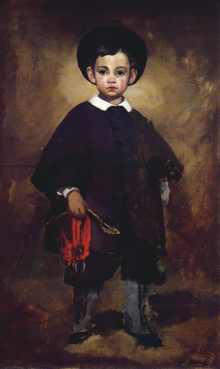 Malý Lange od Édouard Manet