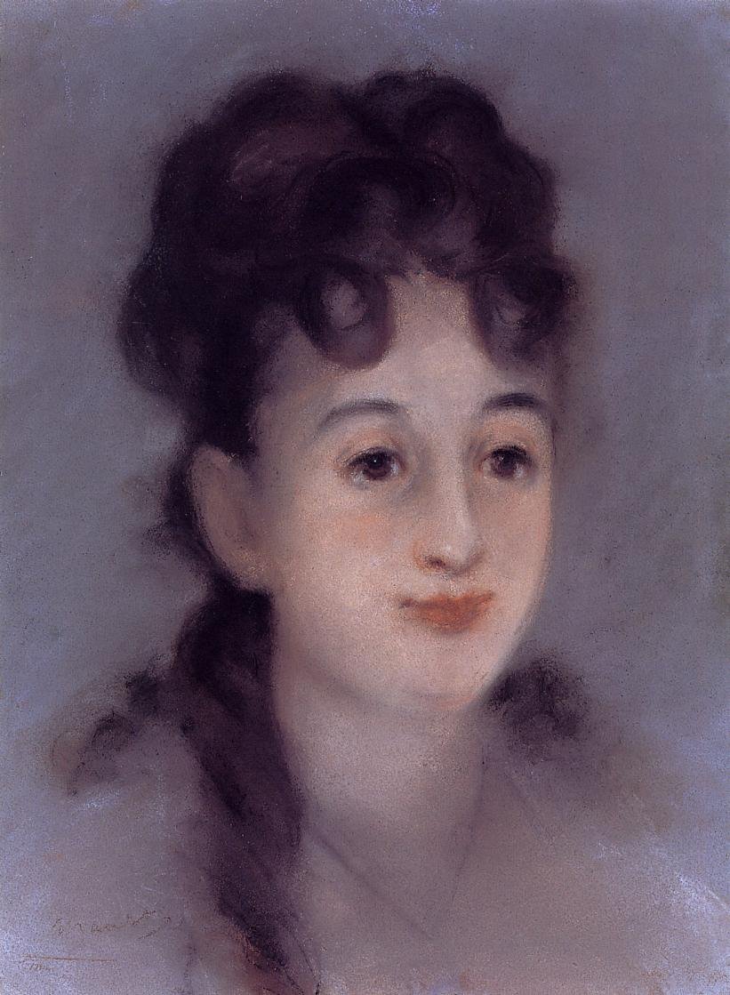 Portrét Evy Gonzalès od Édouard Manet