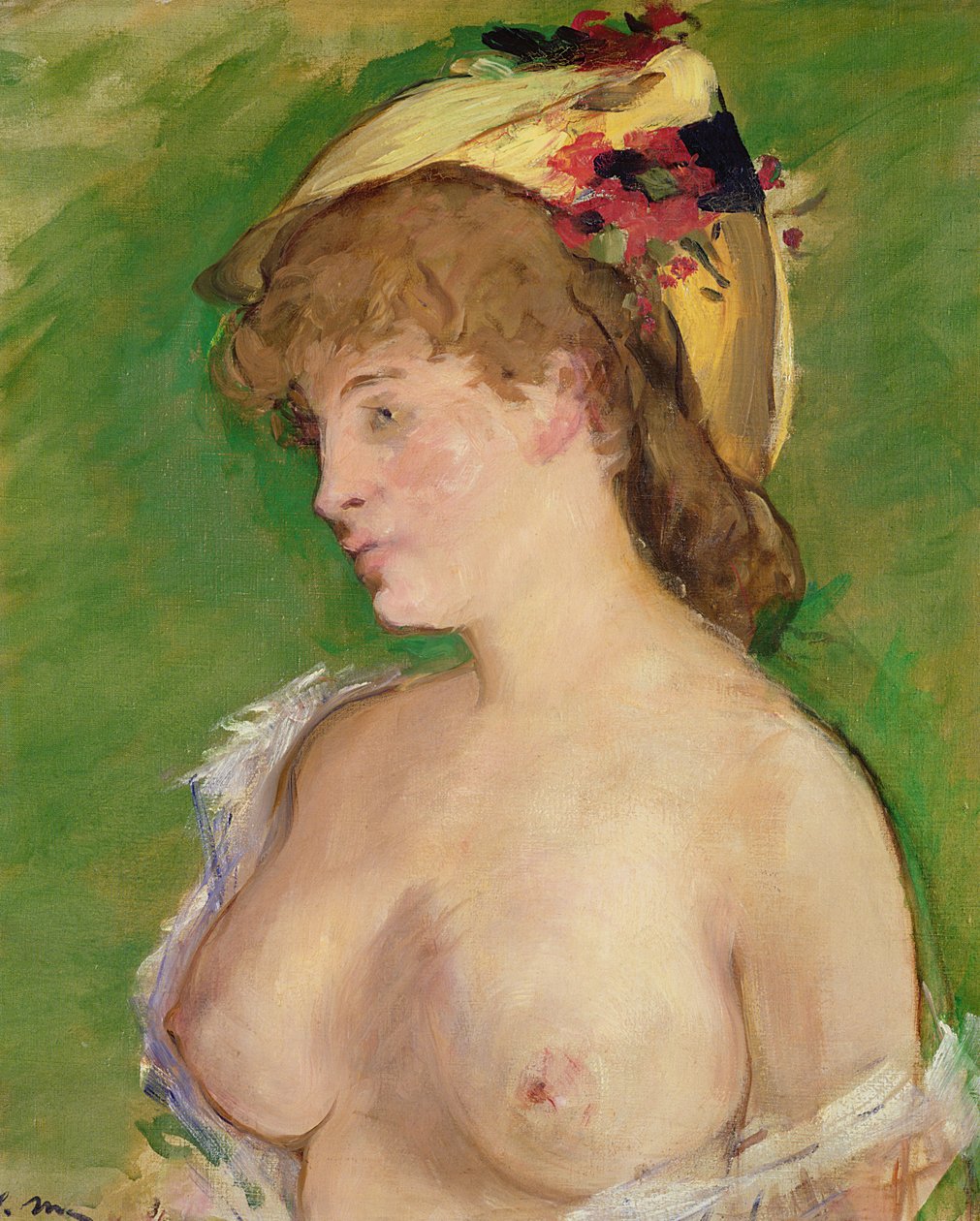 Blondýnka s holými ňadry, 1878 od Édouard Manet